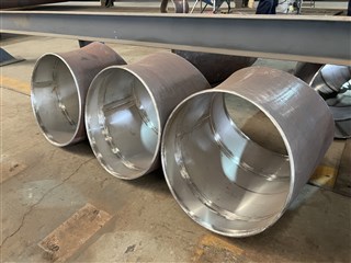 45°內襯不銹鋼對焊彎頭