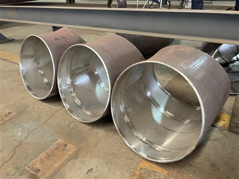 45°內(nèi)襯不銹鋼對焊彎頭