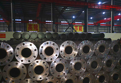兩端帶法蘭內襯不銹鋼復合管